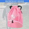 BROTOU Unisex Drawstring Backpack, Waterproof Gym Bag, Large Oxford PE