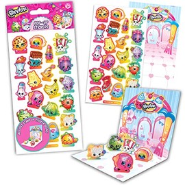 Paper Projects 01.70.27.001 Shopkins Pop-Up Sticker Pack, Multi-Coloured