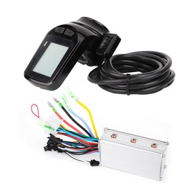 Electric Bicycle Electric Scooter Brushless Controller LCD Display Panel Dial Instrument36V