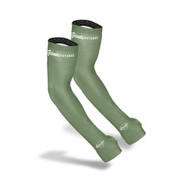 FARMER'S DEFENSE Sleeves | UV Cooling Sleeves for Sun Protection | Premium Anti-Scratch Arm Guard Sleeve for Skin - for Gardening Harvesting Sports Outdoors | Unisex | Forest Green - XS