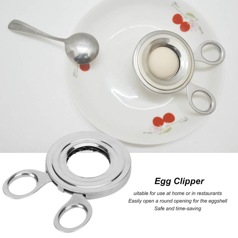 Egg Lid Cutter Stainless Steel Egg Topper Egg Cutter for