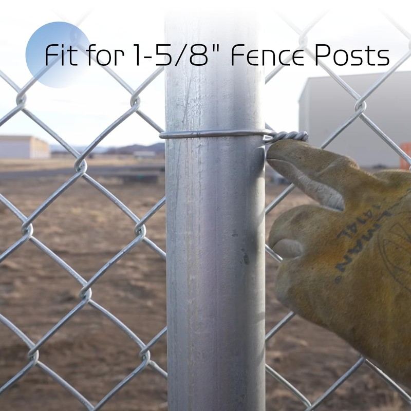 100 Pcs 11 Gauge Galvanized Steel Fence Ties fit for