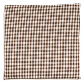 Heated Wheat Cushion 19 x 19 cm Brown / White