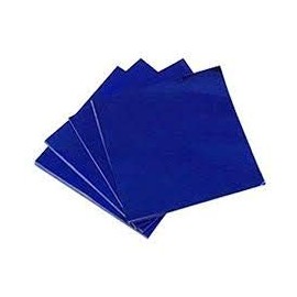 Candy Molds N More 3 x 3 inch Dark Blue Confectionery Foil, 125 Sheets