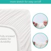 Biloban Bassinet Fitted Sheets Fit for Most Bedside Sleeper Bassinet,