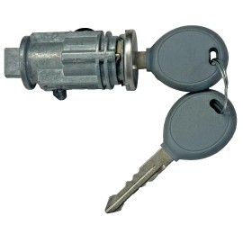 Interruptor de llave de encendido Chrysler Dodge Jeep cilindro de bloqueo con 2 llaves de chip de transpondedor