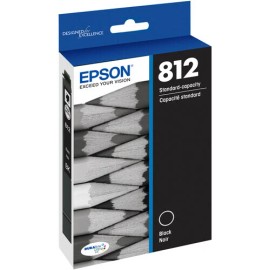 Epson Original Epson 812 Black/ Color Ink Cartridges WF-7820 7840 7310 EC-C7000 T812 - Black Only