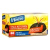 Strong Large 18 Gallon Drawstring Trash Bags - 60 CT