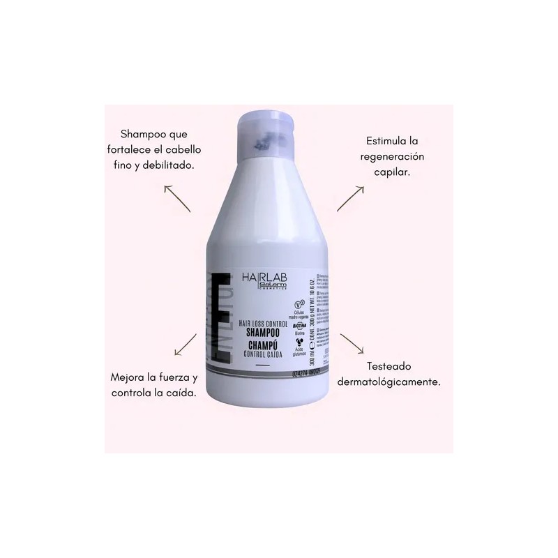Shampoo Salerm Control Caída Hairlab 300 - mL