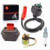 Regulator Rectifier & Relay Ignition Coil Spark Plug Kit for