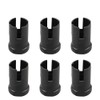 NICECNC Black Rock Slider Mounting Hardware Bolt Screw Nut 6PCS