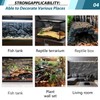 Sysmashing 17.7x11.8in Rock Terrarium Background,3D Reptile Tank Background Board,Amphibian Stereo
