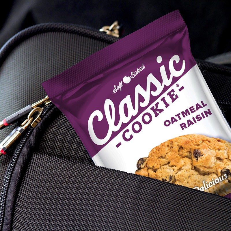 Classic Cookie, Soft Baked Cookie, Oatmeal Raisin 3oz, 8 Count