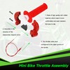 XIKOBY Upgraded Mini Bike Hydraulic Brake Kit & 7/8" Throttle