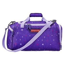 Step by Step “Dreamy Pegasus Shadow” Sports Bag, Purple, with Wet Laundry Compartment, Removable Carry Strap, Adjustable Shoulder Strap, for 1st to 4th Grade, 13 L
