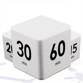 JOYIT Cube Timer 15, 20, 30 and 60 Minutes Countdown Timer, Kitchen Timer, Outdoor Timer, Workout Timer