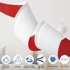 VUAOHIY White Wall Molding Trim, 4 Inch x 20 FT