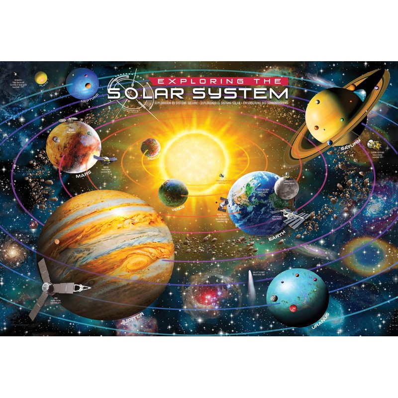 EuroGraphics Exploring The Solar System 200 - Piece Puzzle