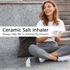 Natural Solution Himalayan Salt Inhaler Ceramic with Himalayan Pink Salt