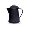 CINSA-315600 2 Cup Enamelled Steel Teapot, Black
