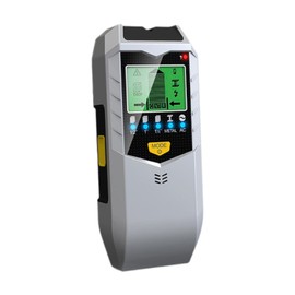 F Fityle 5 in 1 Stud Wall Detectors Stud Finders Professional Portable Depth Measurement Finders Electronic Scanners for Wood Metal, Silver