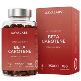 Betacarotene Integratore Abbronzatura Naturale 25000 UI con Lyc-O-Beta e Olio Extravergine d'Oliva - Betacarotene per Abbronzatura Forte e Sistema Immunitario - Integratori Abbronzatura 180 Capsule