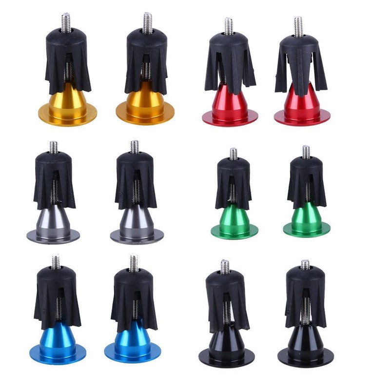 1 Pair Aluminum Bar End Plugs for Bicycle Handlebar -