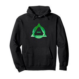 Therian Gear Green Therian Symbol Therian Sign Unisex Adult Hoodie