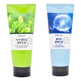 Jabon Espuma De Te Verde Y Colageno Para Rostro Y Cuerpo 2pz Todo Tipo De Piel Danoche                                                                