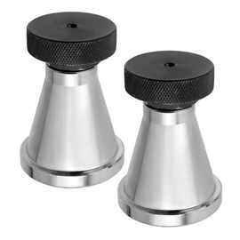 Mewutal 2pcs 3.94" to 5.91" Adjustable Screw Jack with 20 Tons Capacity Post Machinist Jack Heavy Duty Screw Jack Stands for Machine Tool