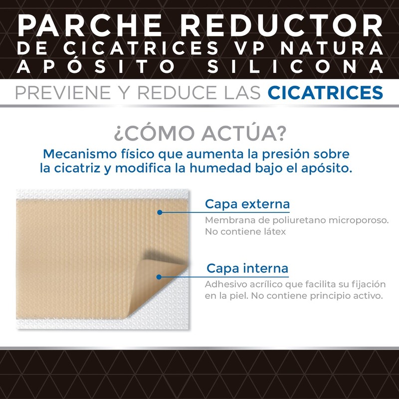 VP Natura Scar Reducer Patch 5 x 7.5 cmts 10