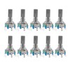 Jopto 10PCS Rotary Encoder Code Switch Audio Digital Potentiometer EC11