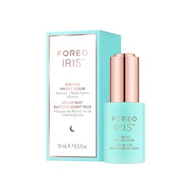 Foreo IRIS Firming PM Eye Serum – Retinol, Mushroom Extract, Vitamin E & Bakuchiol – Travel-Size Night Treatment for Dark Circles, Eye Bags & Fine Lines – Fragrance-Free, All Skin Types (0.5 oz)