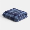 OHS Sofa Throw Blanket, Super Soft Warm Winter Check Teddy