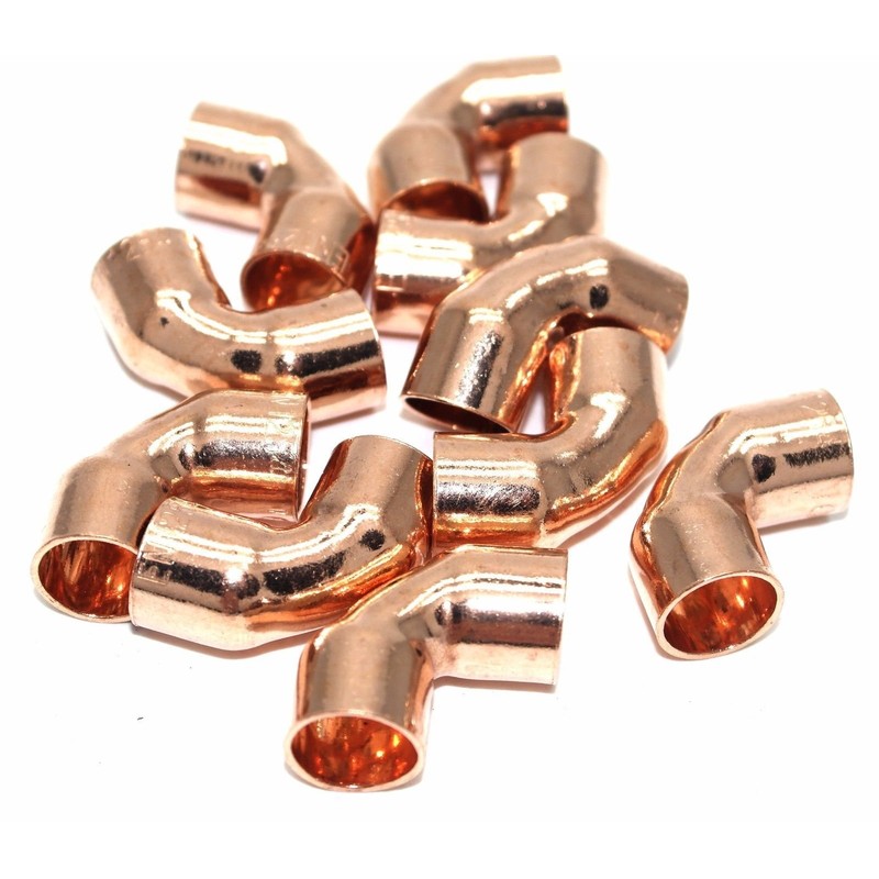 10mm End Feed Copper 90° Elbow 1 x Pack of