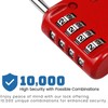 RESET-060 4 Digit Combination Padlock, Outdoor Lock, Indoor Padlock, Ideal