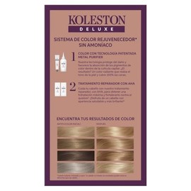 Koleston Deluxe Tinte Permanente Sin Amoniaco 81 Rubio Cenizo Claro