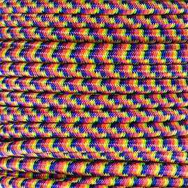 West Coast Paracord Marine Grade Shock Cord 1/4-inch - Lengths up to 1000 feet - Made in USA (10 Feet, Kaleidoscope)