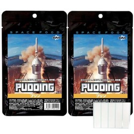 Space Food Pudding 2 Piece Space Food JAXA Nasa Preserved Food SPACE FOOD Dessert with Bonus