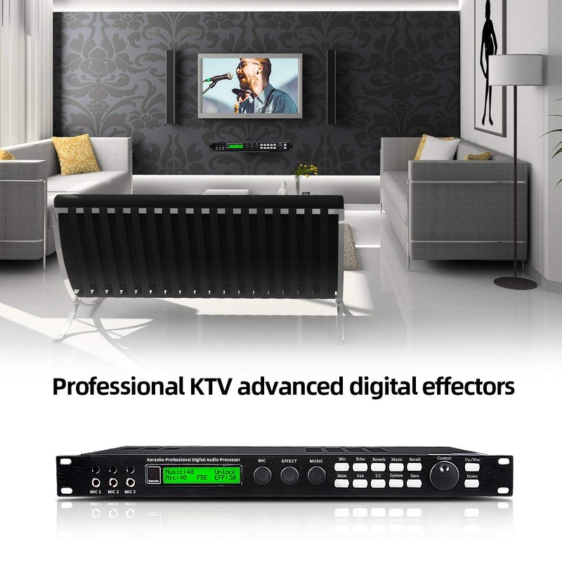 Depusheng X5 Digital Mixer Reverberator Microphone KTV Karaoke Audio Processor