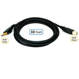 USB Cable for Behringer U-PHORIA UM2 / UMC404HD / Behringer X-Touch. High Speed Data Transfer. 10 Ft. Long
