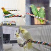 Parrot Perch, 2 Pcs Cotton Rope Bird Perch for Climbing,