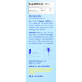 Ddrops Vit D Baby 400 Iu 90 Drop .08 Fz