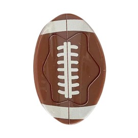 1Pc Brown Creative Rugby Hair Claw Clip for Women,Hair Claw Clip,Rugby Football Hair Clips,Cute Non-Slip Sports Hair Barrettes,Colorful Sports Hair Clips,Clips and Barrettes,Hair Accessories