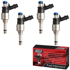 MACAX Set of 4 Fuel Injectors 35310-2B150 FJ1435 Replacement Compatible with Hyundai Accent 2018-2019 Kia Rio 2018-2019 Soul 2017-2019 Excludes Turbo Models 1.6L L4 - Replaces 353102B150