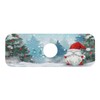 Christmas Gnome Snowflake Kitchen Faucet Suction Pad, 1 Pcs Sink