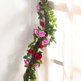 JUSTOYOU Artificial leaves Fake leaves Artificial Green Plants for Home and Office Decoration