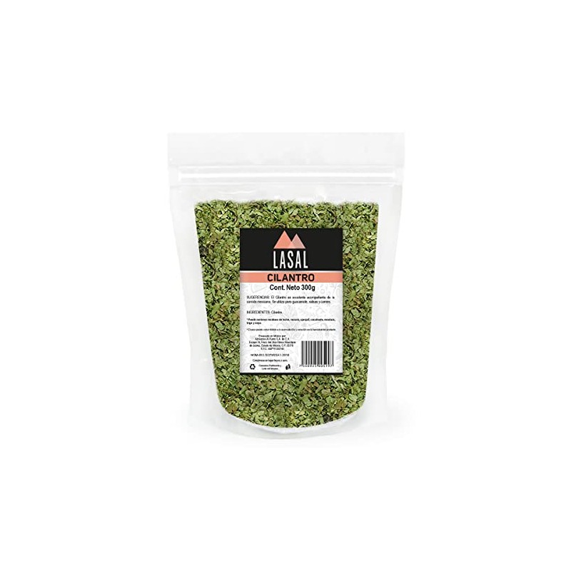 Cilantro 300 Gramos Pouch Resellable Lasal, 300 grams, 300 gramo,