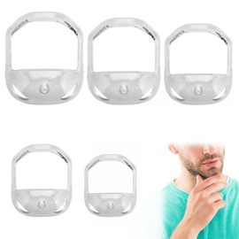 Beard Shaper Stencil, Beard Shaping and Styling Tool, Shaping Tool, Beard Styling Stencil, Beard Stencil Men, for Men, Shaving Aid Accessories for Beard Contour, Pack of 5