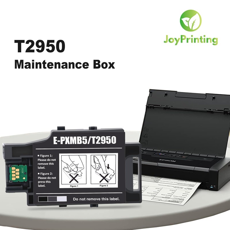 JoyPrinting E-2950 C13T295000 Maintenance Box Compatible with PX S05B/S05W/WF-100/PX-S06B/W WF-110/WF‑110W
